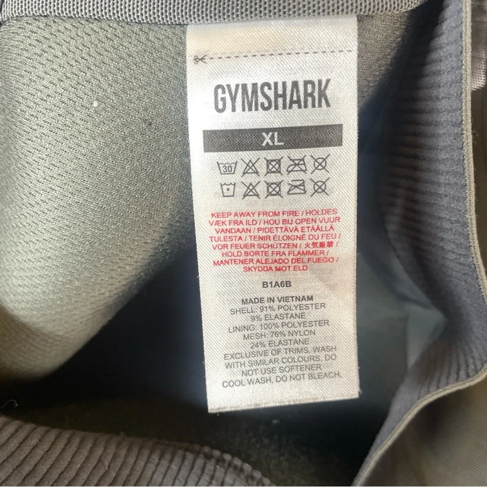 Gymshark | Lightweight High Support Sports Bra Dark Gray Size XL